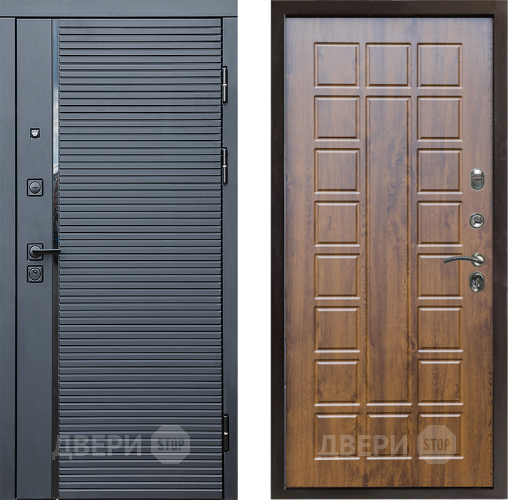 Входная металлическая Дверь Престиж Черная Линия Престиж Дуб в Протвино