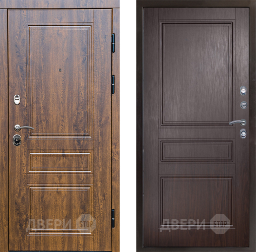 Входная металлическая Дверь Престиж Классика Дуб Классика Венге в Протвино