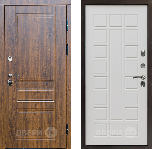 Входная металлическая Дверь Престиж Классика Дуб Престиж Бежевый мат в Протвино