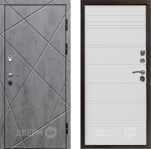 Дверь Престиж Лучи Line Белый в Протвино