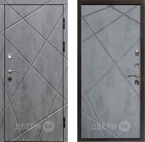 Дверь Престиж Лучи Лучи Бетон темный в Протвино