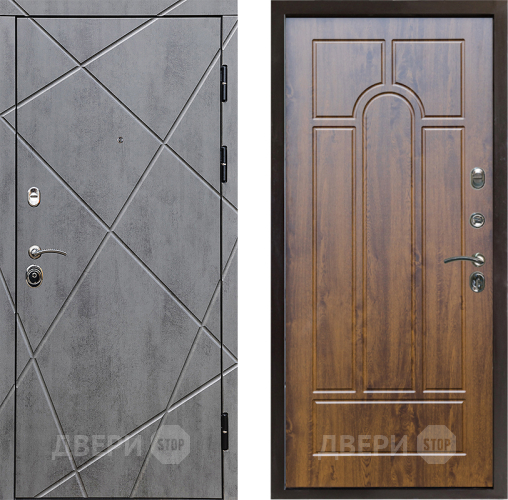 Входная металлическая Дверь Престиж Лучи Арка Дуб в Протвино