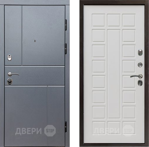 Входная металлическая Дверь Престиж Горизонт Грэй Престиж Бежевый мат в Протвино