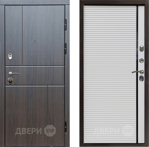 Входная металлическая Дверь Престиж Горизонт Венге Porte Белый в Протвино