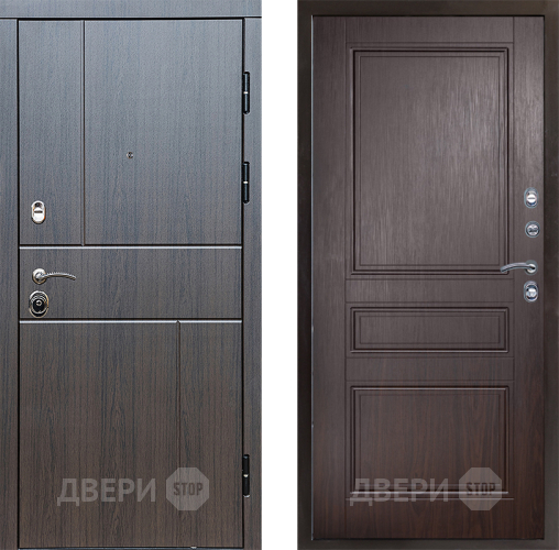 Входная металлическая Дверь Престиж Горизонт Венге Классика Венге в Протвино