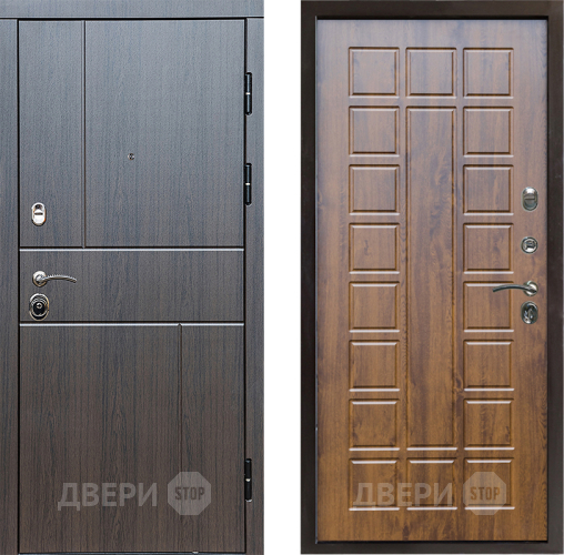 Входная металлическая Дверь Престиж Горизонт Венге Престиж Дуб в Протвино