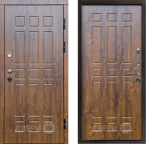 Входная металлическая Дверь Престиж Стандарт Спарта Дуб в Протвино