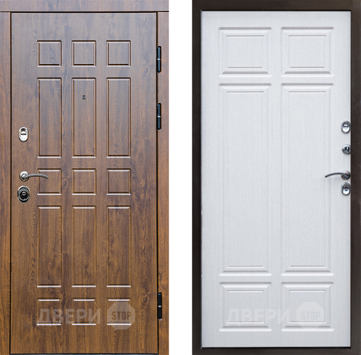 Входная металлическая Дверь Престиж Стандарт Премиум Лиственница белая в Протвино