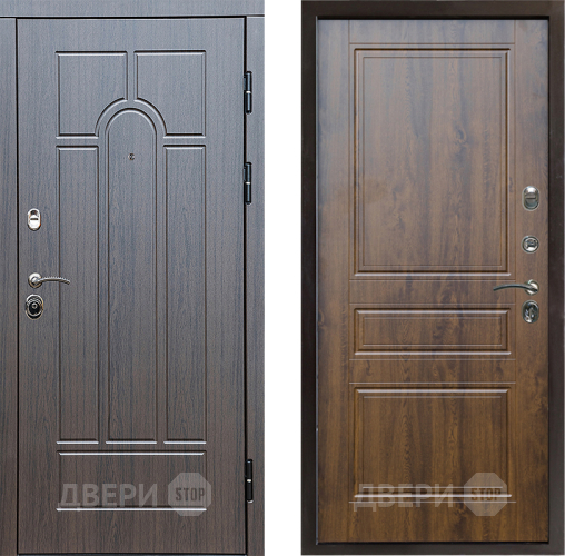 Входная металлическая Дверь Престиж Арка Классика Дуб в Протвино