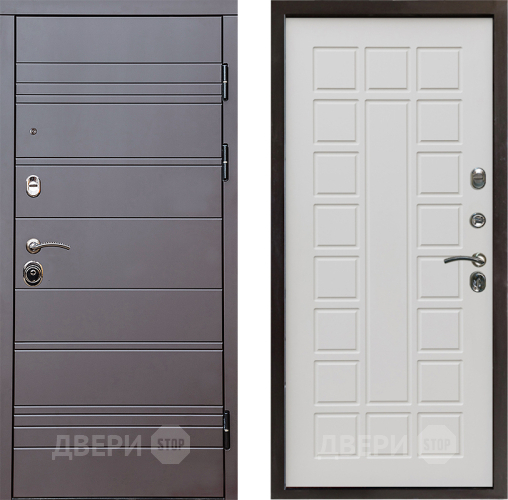 Входная металлическая Дверь Престиж Линия Браун Престиж Бежевый мат в Протвино