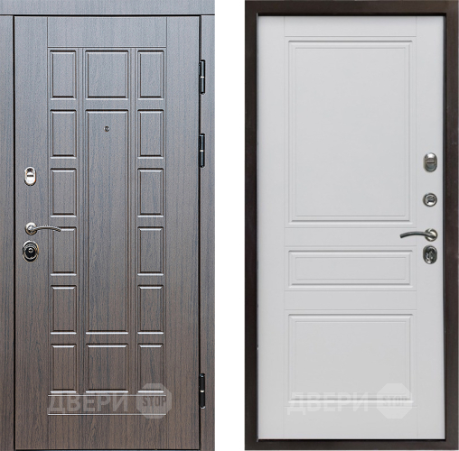 Входная металлическая Дверь Престиж Престиж Классика Белый матовый в Протвино