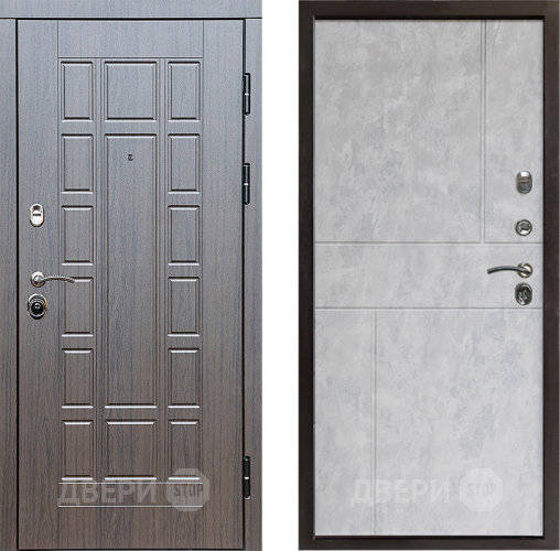 Входная металлическая Дверь Престиж Престиж Горизонт Бетон светлый в Протвино