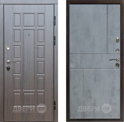 Входная металлическая Дверь Престиж Престиж Горизонт Бетон темный в Протвино