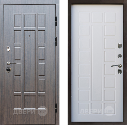 Входная металлическая Дверь Престиж Престиж Престиж Белое дерево в Протвино