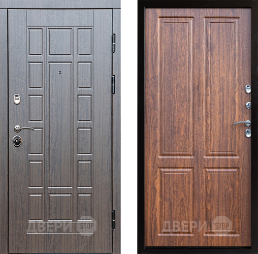 Входная металлическая Дверь Престиж Престиж Премиум Орех светлый в Протвино