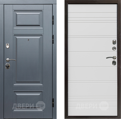 Входная металлическая Дверь Престиж Премиум Line Белый в Протвино