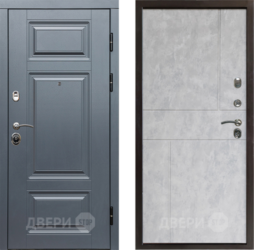 Входная металлическая Дверь Престиж Премиум Горизонт Бетон светлый в Протвино
