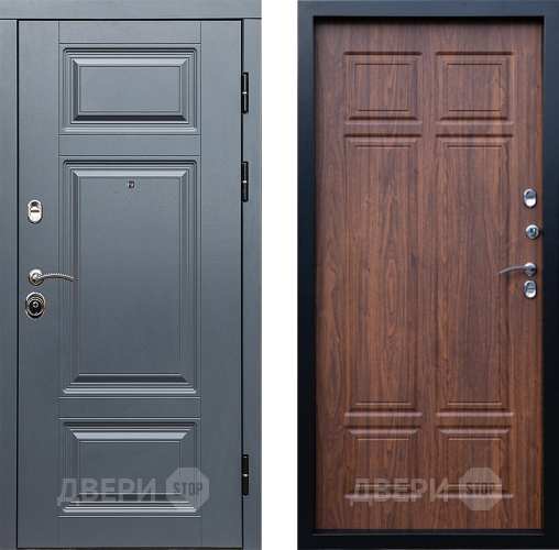 Входная металлическая Дверь Престиж Премиум Премиум Орех темный в Протвино