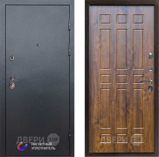 Входная металлическая Дверь Престиж Графит Спарта Дуб в Протвино