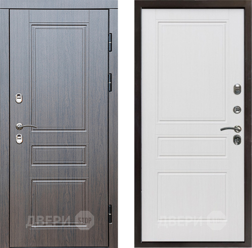 Входная металлическая Дверь Престиж TERMO с терморазрывом Классика Классика Белое дерево в Протвино