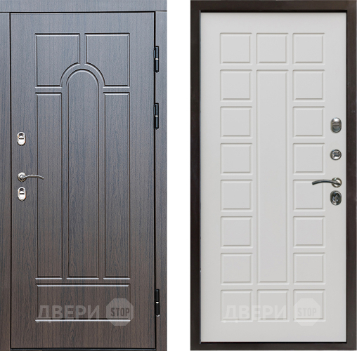 Входная металлическая Дверь Престиж TERMO с терморазрывом Арка Престиж Бежевый мат в Протвино