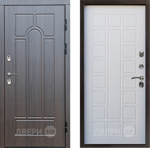 Входная металлическая Дверь Престиж TERMO с терморазрывом Арка Престиж Белое дерево в Протвино