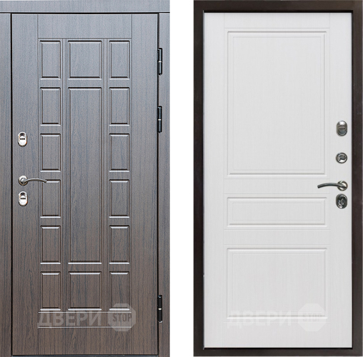 Входная металлическая Дверь Престиж TERMO с терморазрывом Престиж Классика Белое дерево в Протвино