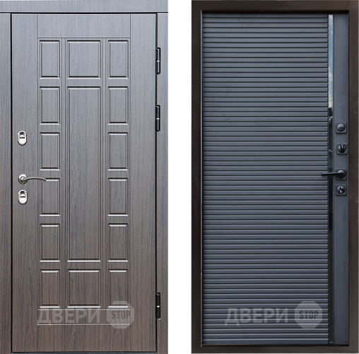 Входная металлическая Дверь Престиж TERMO с терморазрывом Престиж Porte Черный кварц в Протвино