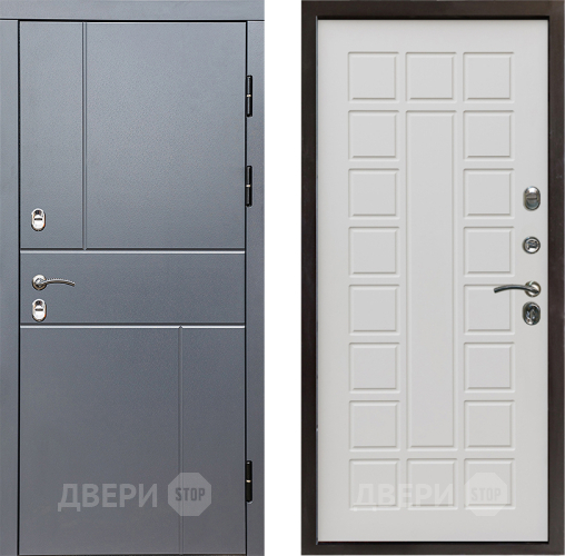 Входная металлическая Дверь Престиж TERMO с терморазрывом Горизонт Грэй Престиж Бежевый мат в Протвино