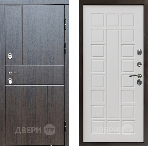 Входная металлическая Дверь Престиж TERMO с терморазрывом Горизонт Венге Престиж Бежевый мат в Протвино