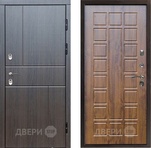 Входная металлическая Дверь Престиж TERMO с терморазрывом Горизонт Венге Престиж Дуб в Протвино