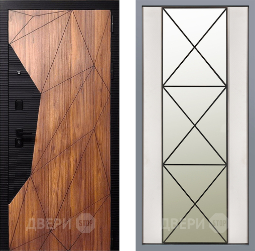 Дверь Заводские двери Морра Зеркало Перфекто Структурное дерево в Протвино