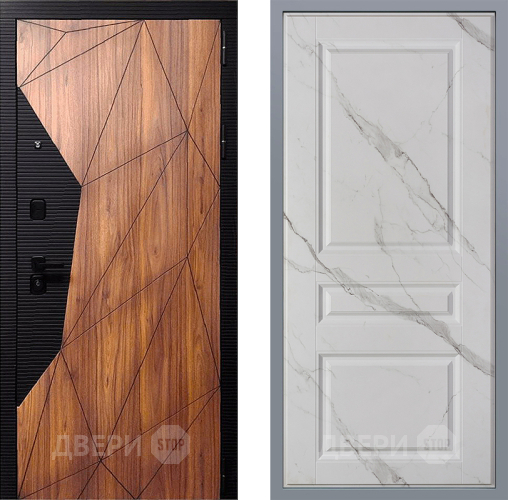 Дверь Заводские двери Морра Стокгольм Мрамор белый в Протвино