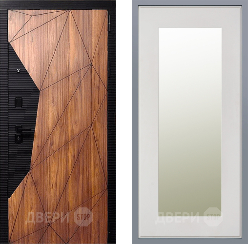 Дверь Заводские двери Морра Зеркало Модерн Белый софт в Протвино