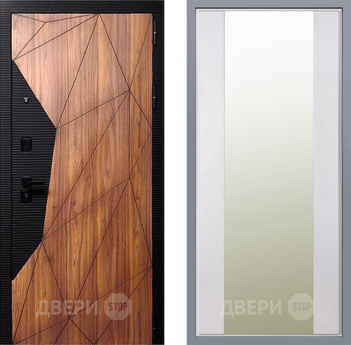 Дверь Заводские двери Морра Зеркало Макси Белый шелк в Протвино