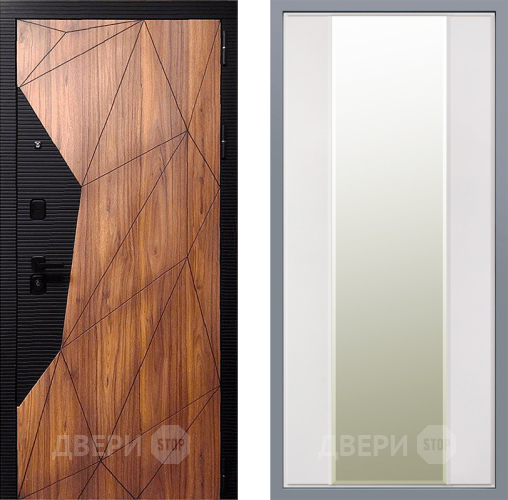 Дверь Заводские двери Морра Зеркало Макси Белый матовый в Протвино