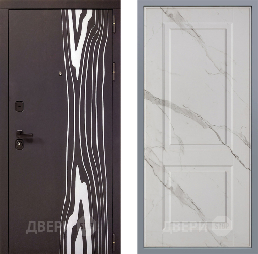 Дверь Заводские двери Леванте Доррен Мрамор белый в Протвино