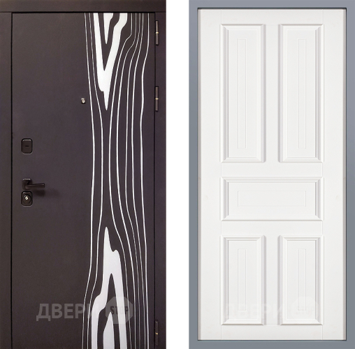 Дверь Заводские двери Леванте Уругвай Белый софт в Протвино