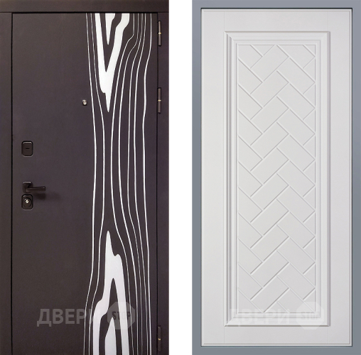 Дверь Заводские двери Леванте Упра Белый софт в Протвино