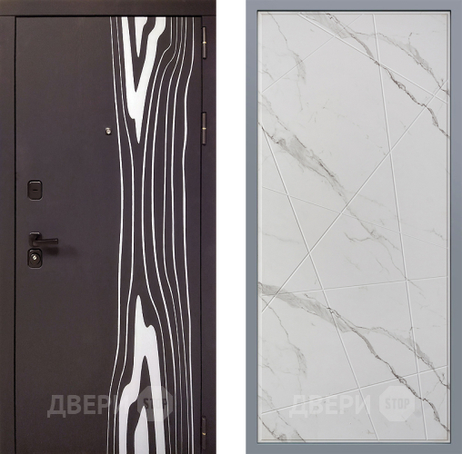 Дверь Заводские двери Леванте Флитта Мрамор белый в Протвино