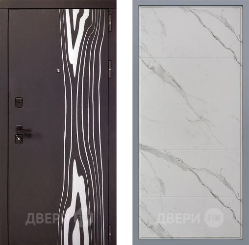 Дверь Заводские двери Леванте Тривия Мрамор белый в Протвино