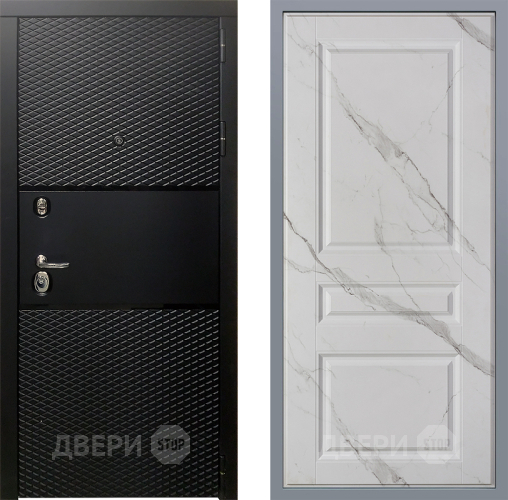 Дверь Заводские двери Тефлон Стокгольм Мрамор белый в Протвино