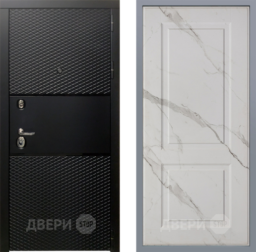 Дверь Заводские двери Тефлон Доррен Мрамор белый в Протвино