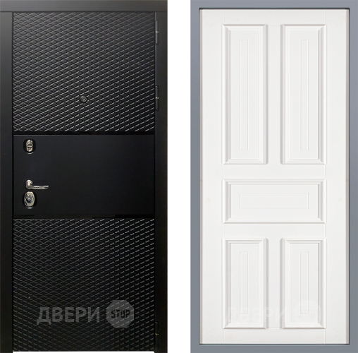 Дверь Заводские двери Тефлон Уругвай Белый софт в Протвино