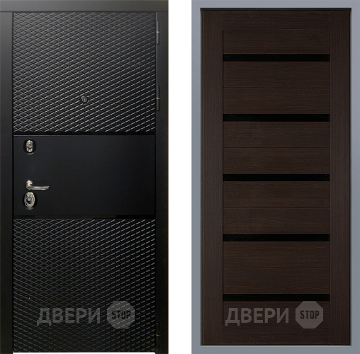 Дверь Заводские двери Тефлон СБ-1 орех тисненый в Протвино