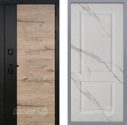 Дверь Заводские двери Ларте Доррен Мрамор белый в Протвино