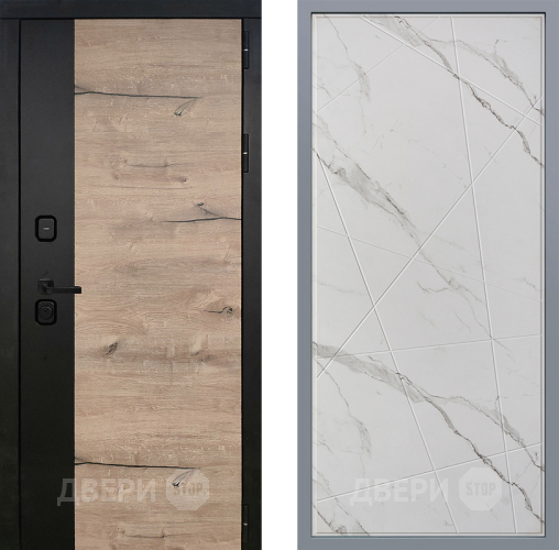 Дверь Заводские двери Ларте Флитта Мрамор белый в Протвино