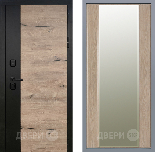 Дверь Заводские двери Ларте Зеркало Макси Беленый дуб в Протвино