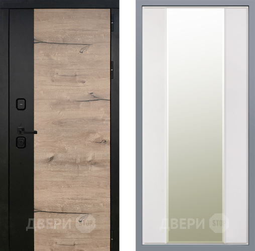 Дверь Заводские двери Ларте Зеркало Макси Белый матовый в Протвино