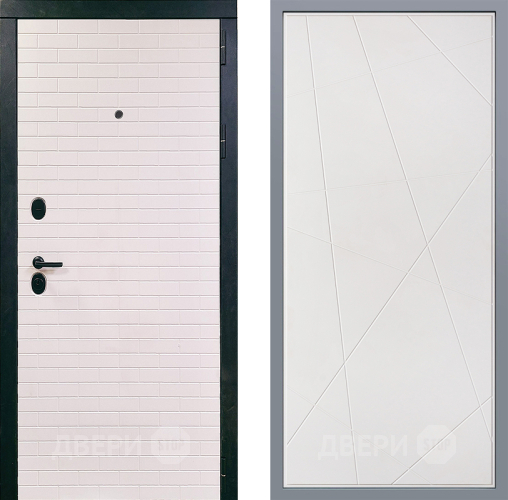 Дверь Заводские двери Сохо Флитта Белый софт в Протвино